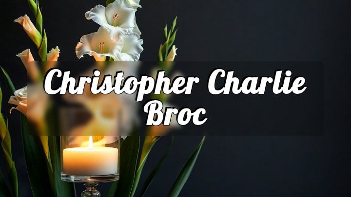 Christopher Charlie Broc, Drumalla Park, Carnlough